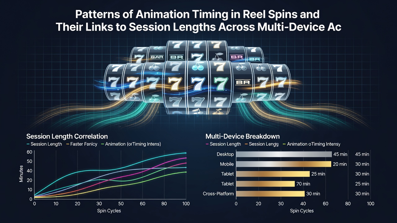 Grafiek die sessielengtes illustreert over mobiel desktop en tablet met animatietiming variaties